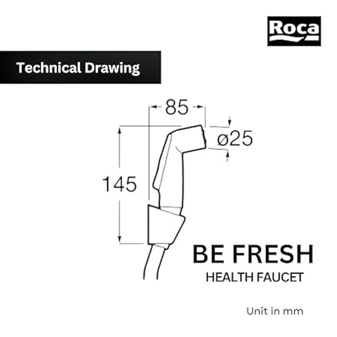 ROCA BE FRESH HEALTH FAUCET - RF9061A1 - WHITE