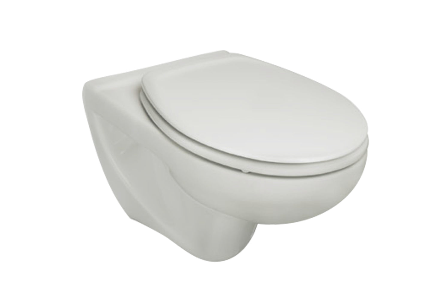 Roca Victoria Wall-Hung WC (RS346303460) – Compact Dual Flush Toilet
